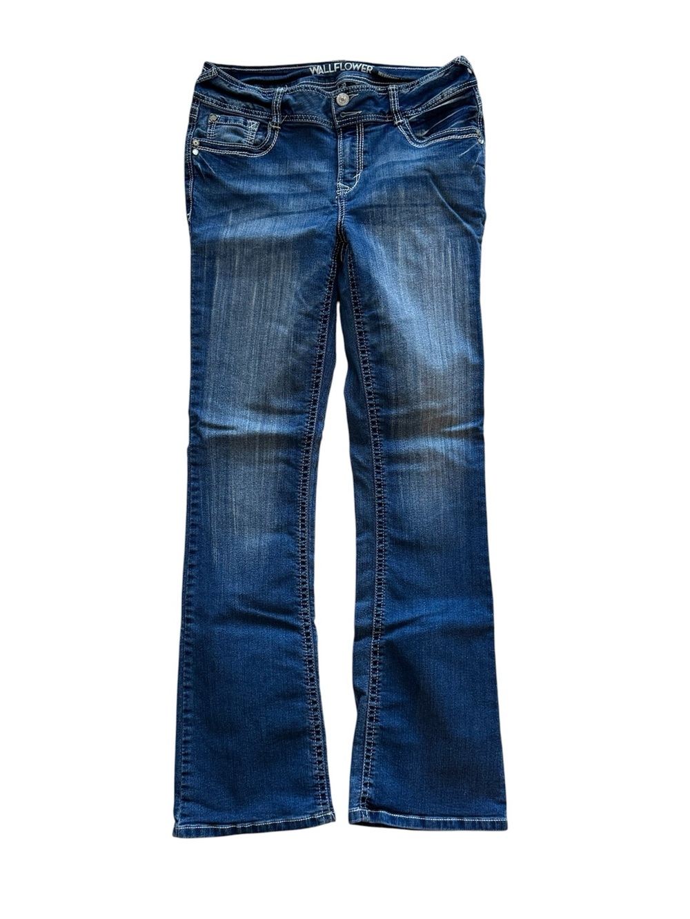 Wallflower Luscious Curve Fit Bootcut Jeans Size 11 Long Stretch Denim 30x31